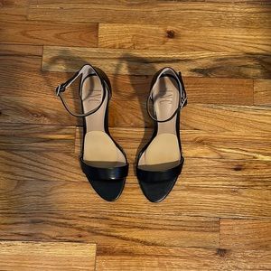 INC Kivah Chunky Heeled Strap Sandals